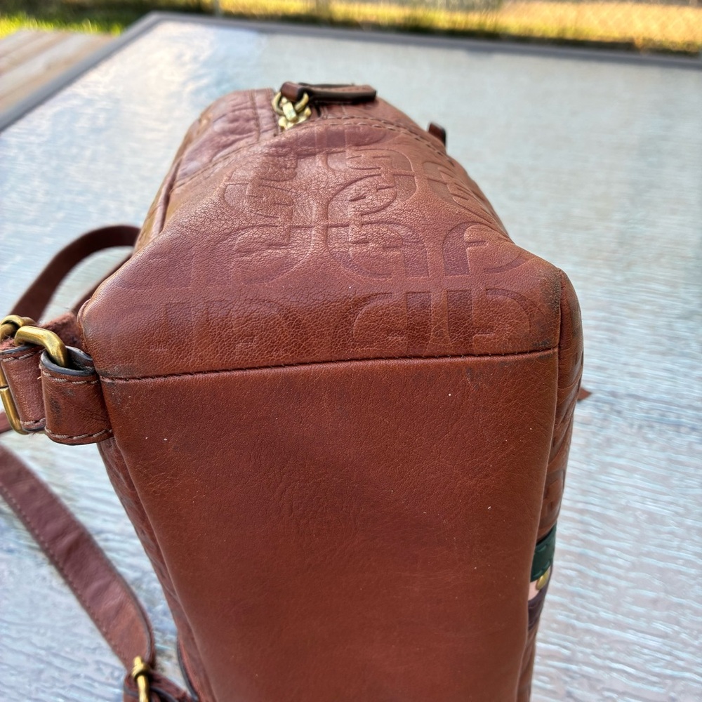 Fossil Megan Brown Leather Backpack - Picture 7 of 16